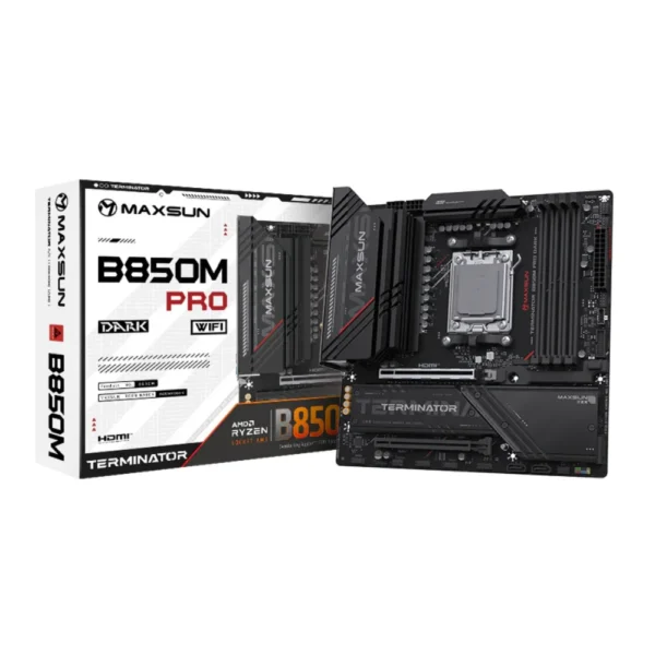 Maxsun Terminator B850M PRO DARK WIFI AM5 Motherboard