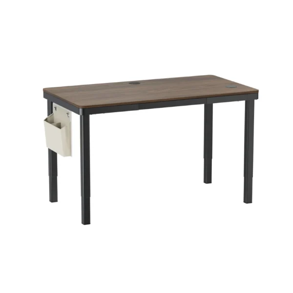 MXG Creatorlift – Ergonomic Height Adjustable Motorized Desk with Drawer, Wireless Charger and Cable Management Tray – Walnut