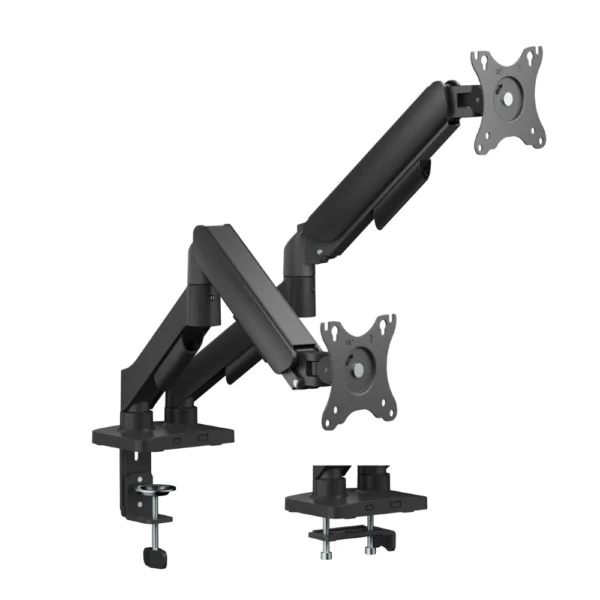 MXG EMA-24 Economical Mechanical Spring Dual Monitor Arm – Black