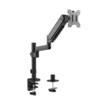 MXG PMA-12 Single Monitor Pole-Mounted Spring-Assisted Monitor Arm