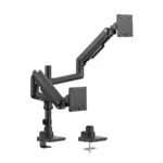 MXG VMA-24P Heavy-Duty Dual Stacked Gas Spring Monitor Arm (Up to 49″ & 20kg per Screen)