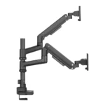 MXG VMA-24P Heavy-Duty Dual Stacked Gas Spring Monitor Arm (Up to 49″ & 20kg per Screen) - Image 2