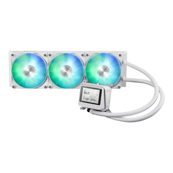 ASUS AYW Gaming LC 360 ARGB LCD AIO CPU Liquid Cooler - White