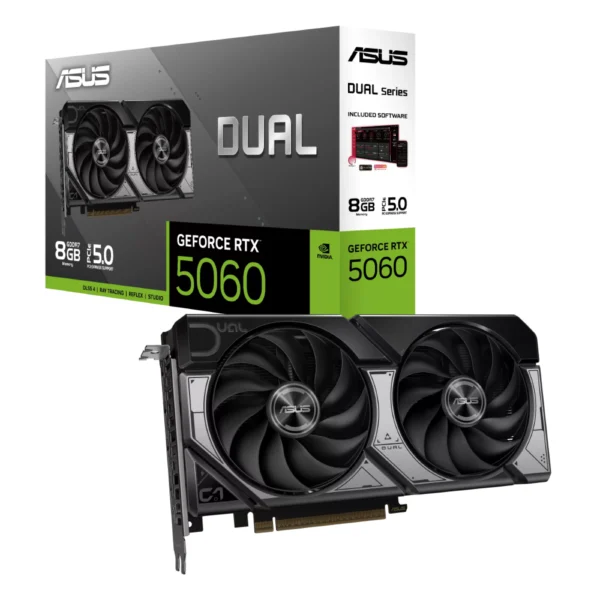 ASUS Dual GeForce RTX 5060 8GB GDDR7 Gaming Graphics Card