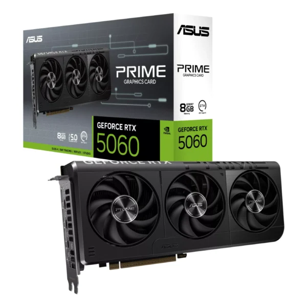 ASUS PRIME GeForce RTX 5060 8GB GDDR7 Gaming Graphics Card