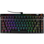 ASUS ROG Falchion Ace 75 HE Wired Analog/Hall Effect Gaming Keyboard, 75% TKL, USB, Hot Swappable HFX V2 Magnetic Switch, Rapid Trigger, 8KHz Polling, ABS Keycap, Carry Case, Web-based Config - Black