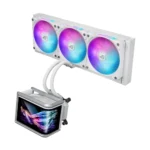 ASUS ROG Ryuo IV SLC 360 ARGB LCD AIO CPU Liquid Cooler - White - Image 2