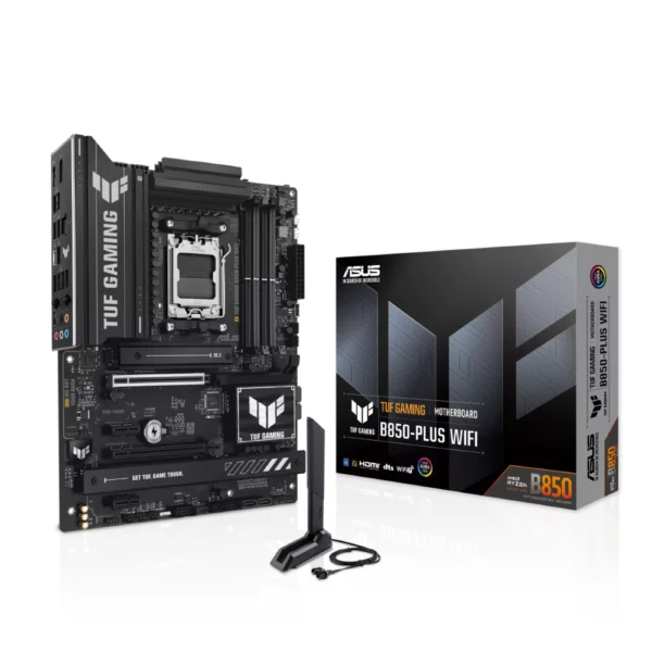 ASUS TUF GAMING B850-PLUS WIFI DDR5 AM5 ATX Motherboard Supports AMD Ryzen 7000/8000/9000 Series Processors