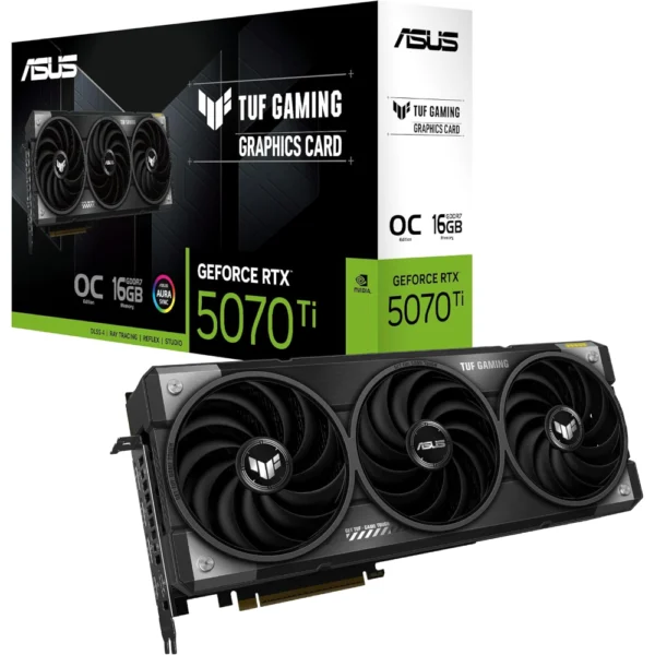 ASUS TUF Gaming GeForce RTX 5070 Ti 16GB GDDR7 OC Gaming Graphics Card