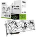 ASUS TUF Gaming GeForce RTX 5070 Ti 16GB GDDR7 OC Gaming Graphics Card - White