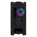 GIGABYTE AORUS C601 GLASS GLOBAL E-ATX Mid Tower PC Gaming Case, Pre-installed 4x ARGB Fans - Black - Image 4
