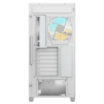 GIGABYTE C500 PANORAMIC STEALTH ICE ATX Mid Tower PC Gaming Case, Pre-installed 4x ARGB Fans - White - Image 4