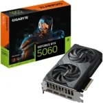 GIGABYTE GeForce RTX 5060 WINDFORCE OC 8G Graphics Card, PCIe 5.0, GDDR7, GV-N5060WF2OC-8GD