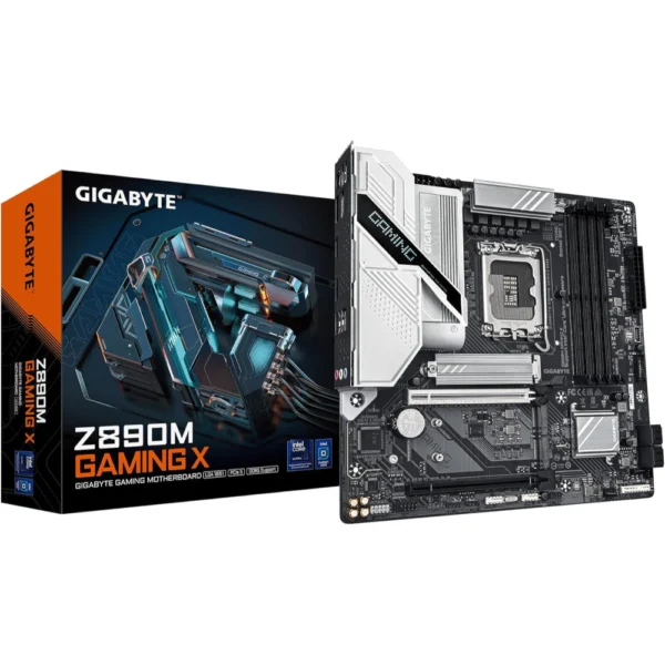 GIGABYTE Z890M Gaming X LGA1851 DDR5 Motherboard, Support for the Intel Core Ultra Processors (Series 2)