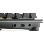 MOUNTAIN Everest 60 Compact RGB Mechanical Keyboard, 64-Key Layout, Aluminum Frame, Hot-Swappable Cherry MX, NKRO, PBT Double-Shot Keycaps, USB-C – Midnight Black/Gateron Milky Yellow Switch (Everest 60 Numpad Bundled) - Image 3