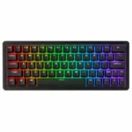 MOUNTAIN Everest 60 Compact RGB Mechanical Keyboard, 64-Key Layout, Aluminum Frame, Hot-Swappable Cherry MX, NKRO, PBT Double-Shot Keycaps, USB-C, With Everest 60 Numpad Bundled – Midnight Black/MOUNTAIN LINEAR 45 (Yellow) Switch - Image 2
