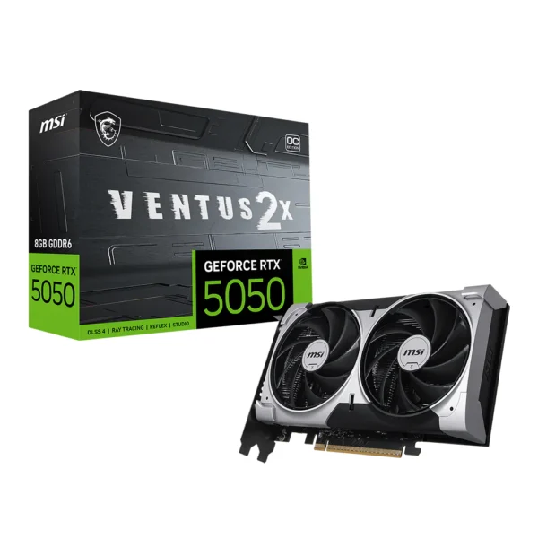 MSI Gaming GeForce RTX 5050 8G VENTUS 2X OC Graphics Card