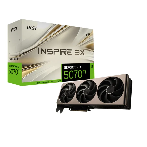 MSI Gaming GeForce RTX 5070 Ti 16G INSPIRE 3X OC Graphics Card