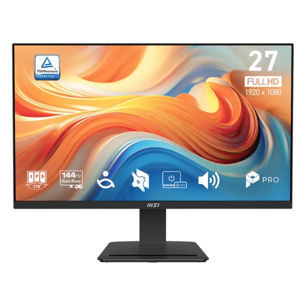 MSI PRO MP273 E14A 27in FHD 144Hz 1ms (MPRT) IPS LCD Business and Productivity Monitor