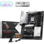 MSI PRO X870E-P WiFi AM5 DDR5 Gaming Motherboard (AMD Ryzen 9000/8000/7000 Series Processors, Memory Boost (8200+ MT/s OC), PCIe 5.0 x16 & 4.0 x16, M.2 Gen5, Wi-Fi 7, 5G LAN, ATX)