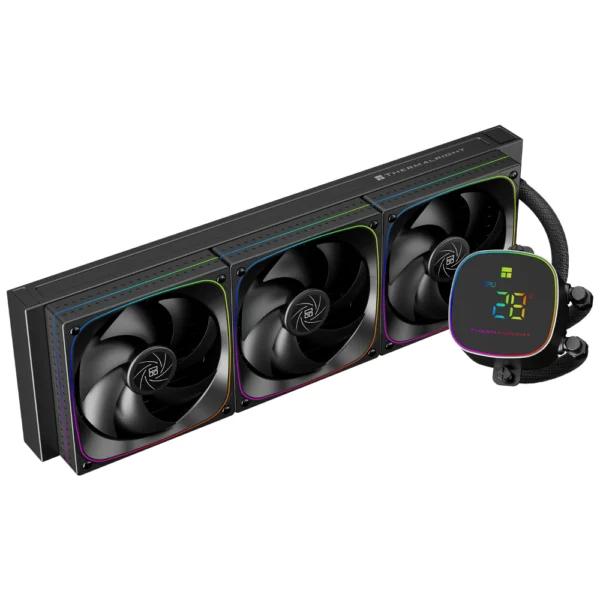 Thermalright Frozen Horizon 360 Digital ARGB CPU Liquid Cooler, Compatible with LGA115X/1200/1700/1851, AM4/AM5 - Black