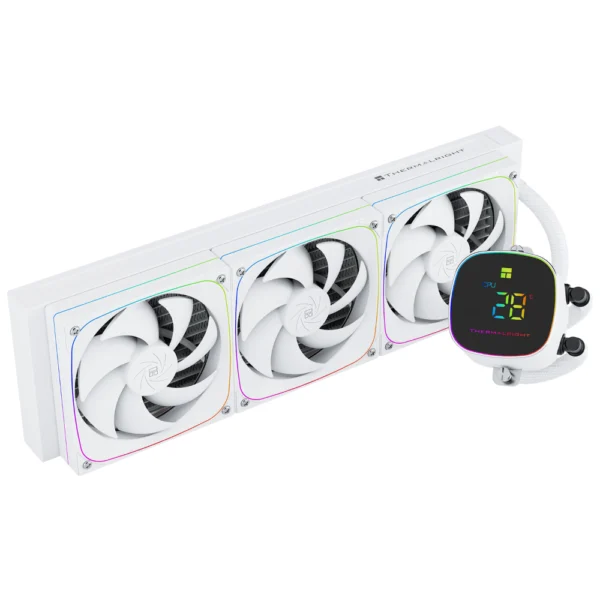 Thermalright Frozen Horizon 360 Digital ARGB CPU Liquid Cooler, Compatible with LGA115X/1200/1700/1851, AM4/AM5 - White