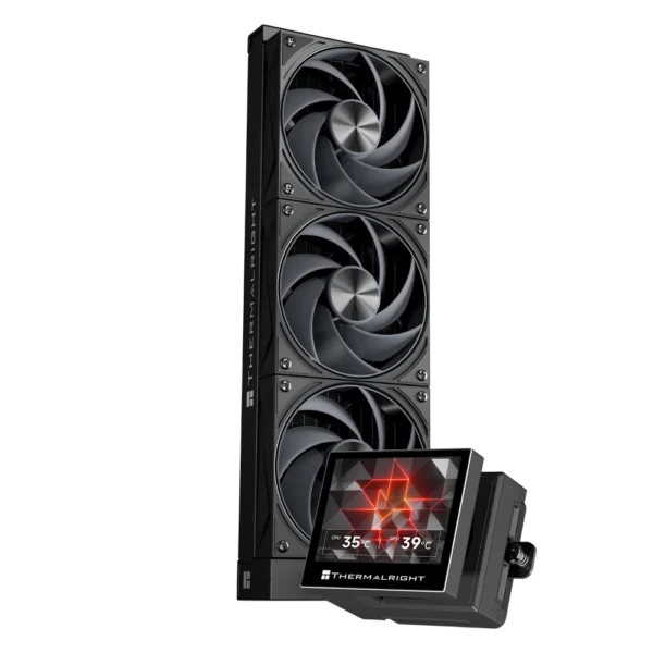 Thermalright Stream Vision 360 CPU Liquid Cooler, Compatible with LGA115X/1200/1700/1851/2011/2066, AM4/AM5 - Black