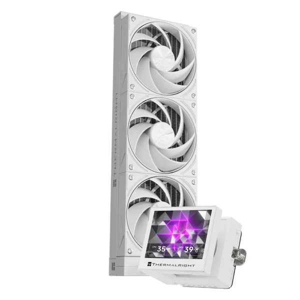 Thermalright Stream Vision 360 CPU Liquid Cooler, Compatible with LGA115X/1200/1700/1851/2011/2066, AM4/AM5 - White