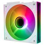 Thermalright TL-M12QRW-S X3 ARGB 3-in-1 Reverse Case Fan - White - Image 4