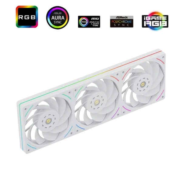 Thermalright TL-UB36R ARGB 3-in-1 Reverse Case Fan - White