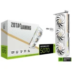 ZOTAC GAMING GeForce RTX 5070 AMP White Edition 12GB GDDR7 Graphics Card