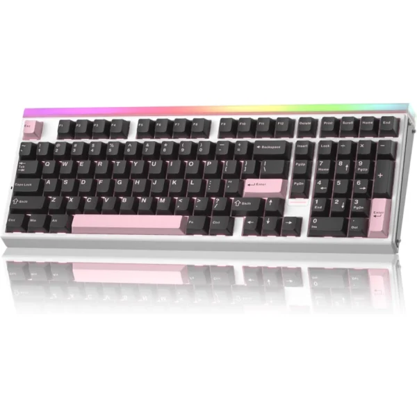 AULA HERO 99 Wired Magnetic Gaming Keyboard - Black Pink - Wing Chun Magnetic Switch