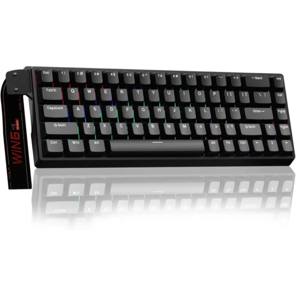 AULA WIN68 HE Wired Magnetic Gaming Keyboard - Black - Greywood Magnetic Switch