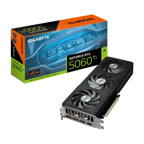 GIGABYTE GeForce RTX 5060 Ti EAGLE MAX OC 8G Graphics Card, PCIe 5.0, GDDR7, GV-N506TEAGLEMAX OC-8GD