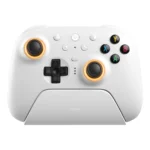 8BitDo Ultimate 2 Wireless Controller for Windows, Android, SteamOS & Apple Devices with TMR Joysticks, Hall Effect Triggers, 1000Hz Polling Rate, Charging Dock, Motion Control & RGB Lighting - White
