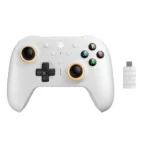 8BitDo Ultimate 2 Wireless Controller for Windows, Android, SteamOS & Apple Devices with TMR Joysticks, Hall Effect Triggers, 1000Hz Polling Rate, Charging Dock, Motion Control & RGB Lighting - White - Image 2