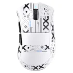 ATTACK SHARK V3 Ultra-Light Tri-Mode Gaming Mouse, 25,000 DPI, PAW3311 Sensor, Bluetooth, 2.4GHz Wireless & Wired, 1000Hz Polling Rate, 62g Lightweight Gaming Mouse, 500mAh Battery, Programmable Buttons - White