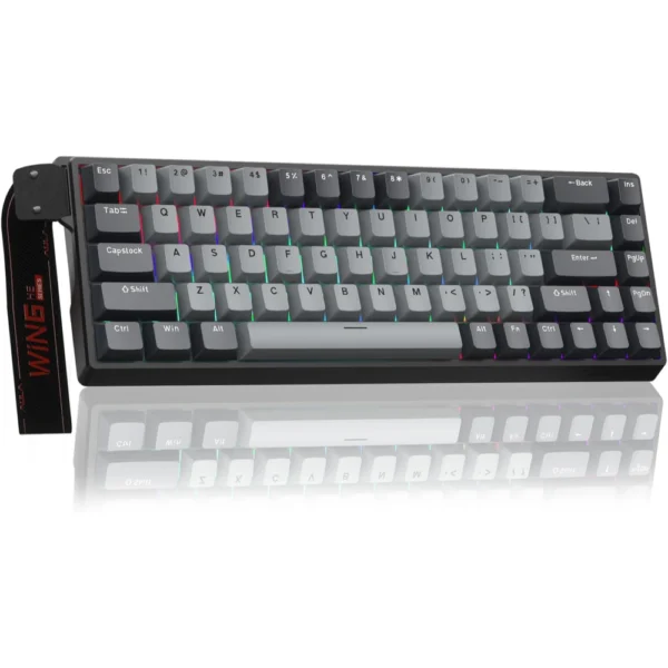 AULA WIN68 HE Pro Wired Magnetic Gaming Keyboard – Grey – Meteor Magnetic Switch
