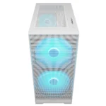 COUGAR AIRFACE 180 ARGB ATX Mid Tower PC Case, White - 3x Pre-installed Fans - Image 4