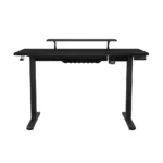 Cougar E-STAR 120 Electric Gaming Desk, Full Desk Mouse Pad, Removable Monitor Stand, Shields for Transmission Shaft & Motor, Cable Tray for Easy Management, Headset Hook – Black - Image 3