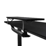 Cougar E-STAR 120 Electric Gaming Desk, Full Desk Mouse Pad, Removable Monitor Stand, Shields for Transmission Shaft & Motor, Cable Tray for Easy Management, Headset Hook – Black - Image 7