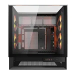 COUGAR OmnyX Mid Tower Gaming Case, Black - 4x 160mm Pre-installed ARGB Fans - Image 2