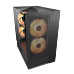 COUGAR OmnyX Mid Tower Gaming Case, Black - 4x 160mm Pre-installed ARGB Fans - Image 4