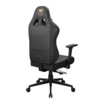COUGAR Pryme Ergonomic Gaming Chair, 3D Armrests, Adjustable Seat Depth and Lumbar Support, PVC Leather - Gold - Image 4