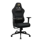 COUGAR Pryme Ergonomic Gaming Chair, 3D Armrests, Adjustable Seat Depth and Lumbar Support, Imitation Linen Fabric - Gold F