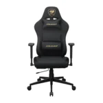 COUGAR Pryme Ergonomic Gaming Chair, 3D Armrests, Adjustable Seat Depth and Lumbar Support, Imitation Linen Fabric - Gold F - Image 2