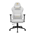 COUGAR Pryme Ergonomic Gaming Chair, 3D Armrests, Adjustable Seat Depth and Lumbar Support, PVC Leather - White - Image 2
