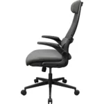 COUGAR STRYDER Gaming/Office Ergonomic Chair, Imitation Linen, Adjustable Armrests/Headrest, Class 4 Gas Lift Cylinder - Gray - Image 3