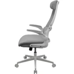 COUGAR STRYDER Gaming/Office Ergonomic Chair, Imitation Linen, Adjustable Armrests/Headrest, Class 4 Gas Lift Cylinder - White - Image 3