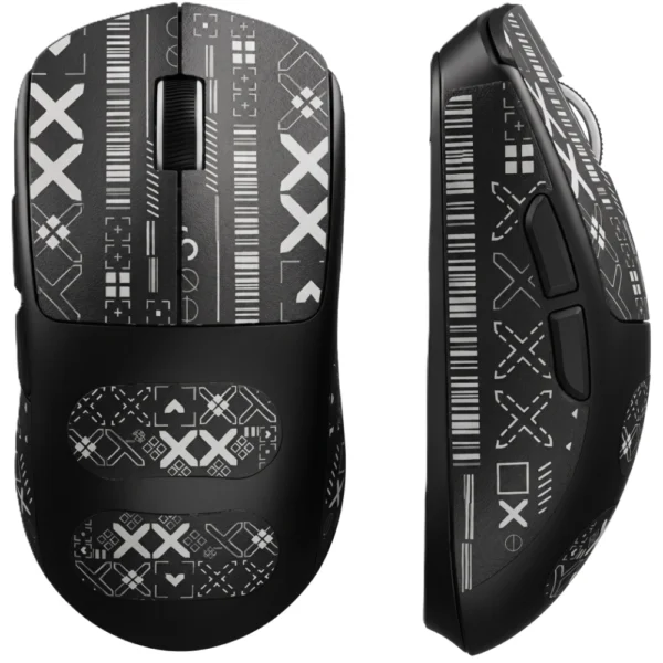 EWEADN X23 Pro Lightweight Tri-Mode Wireless Gaming Mouse, PAW3311 Sensor, 800mAh Battery, 1000Hz Polling Rate, 56g, Huano 100M Switches - Black
